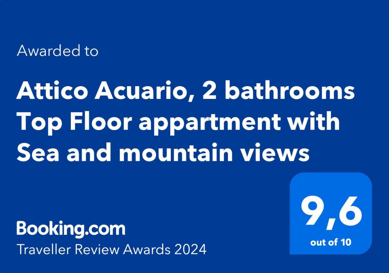 Attico Acuario, 2 Bathrooms Top Floor Appartment With Sea And Mountain Views 贝纳尔马德纳 外观 照片